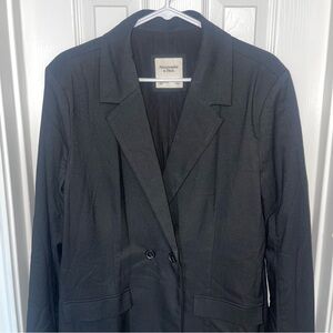 Abercrombie & Fitch Women's Mini Black Blazer Dress